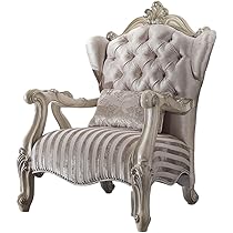 Amazon.com: Acme Furniture Versailles Chair with 1 Pillow in